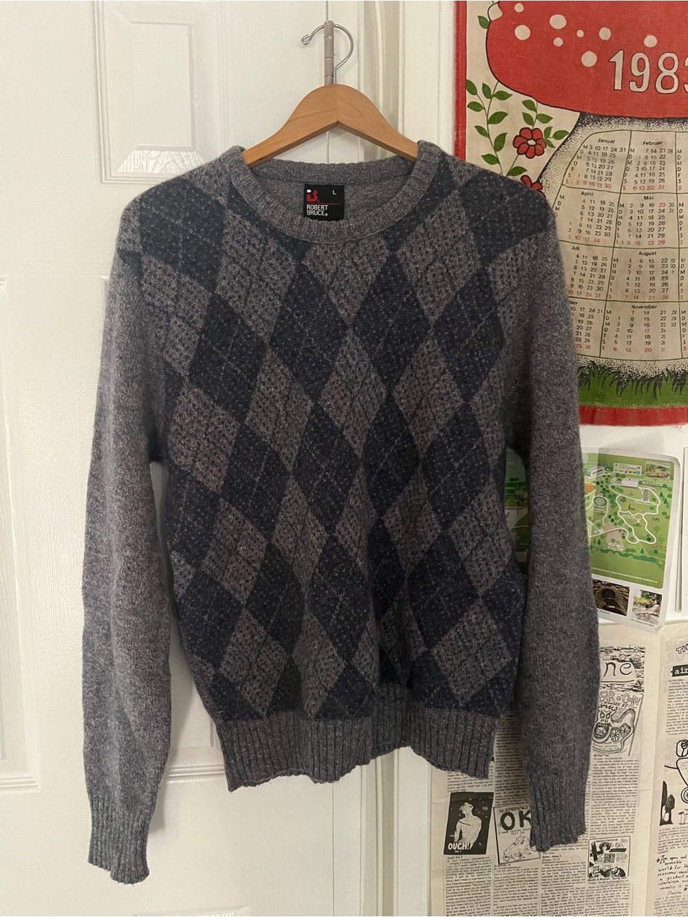 argyle sweater